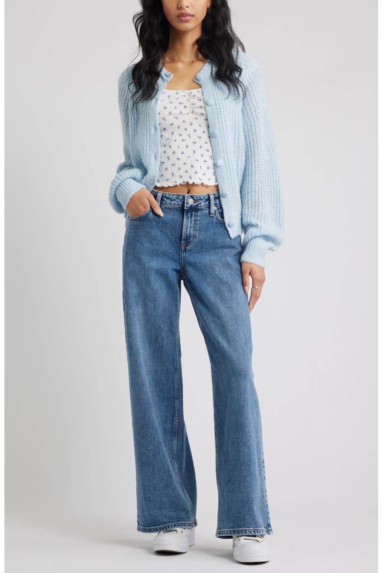 Crewneck Cardigan, Alternate, color, BLUE SKYRIDE