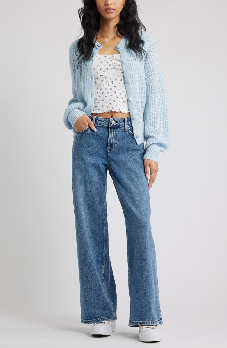 BP. Crewneck Cardigan, Alternate, color, Blue Skyride