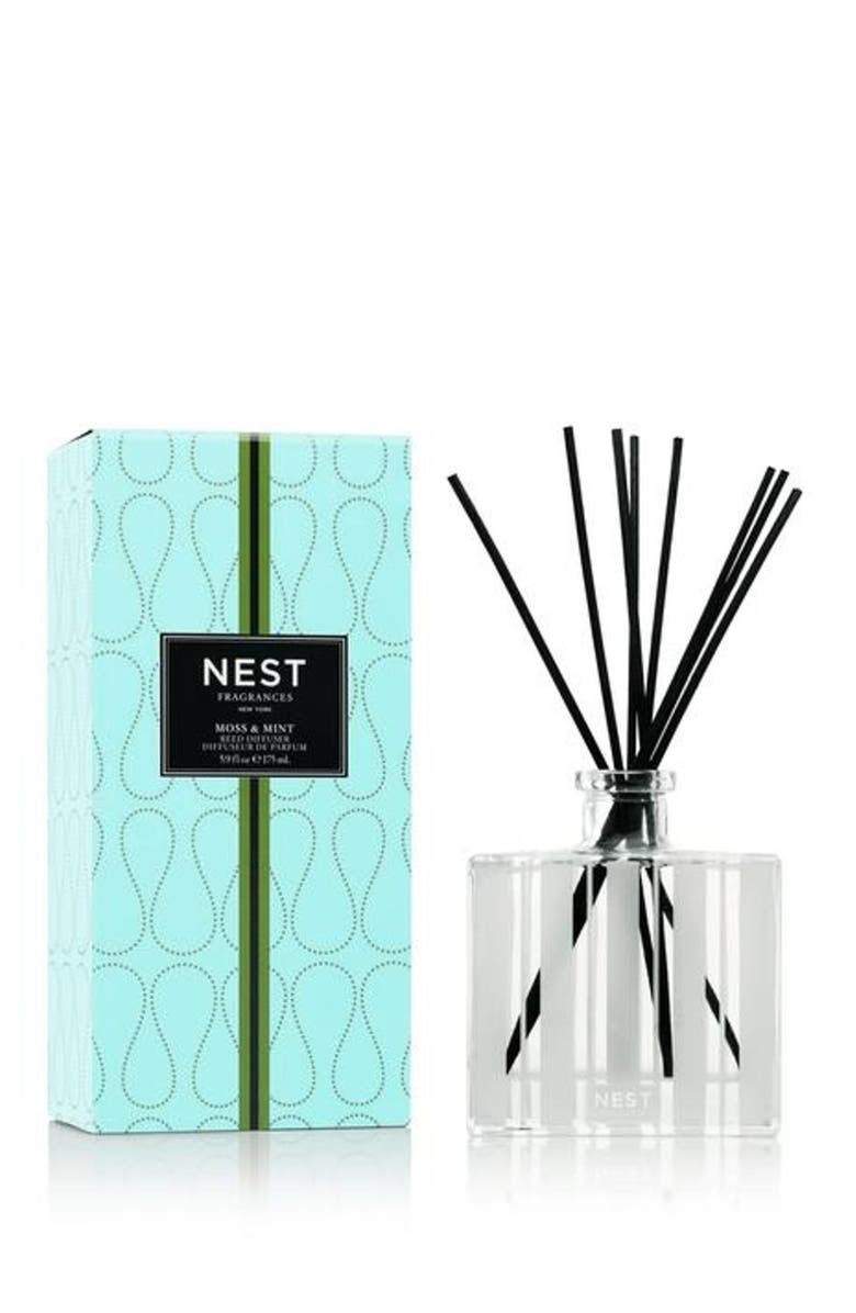 NEST New York Moss & Mint Reed Diffuser, Main, color, 