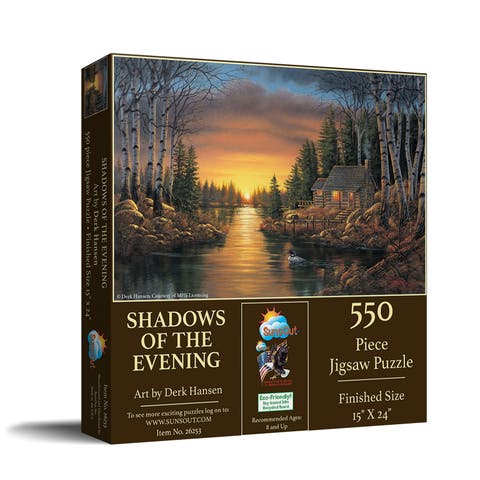 Shadows of the Evening 550 piece Jigsaw Puzzle for Adults