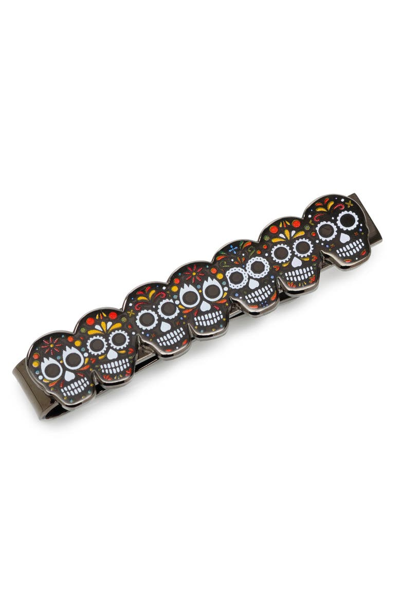 Cufflinks, Inc. Day of the Dead Tie Clip, Main, color, 