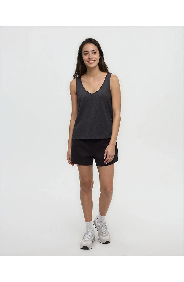 tentree Kinney Tank, Alternate, color, Meteorite Black