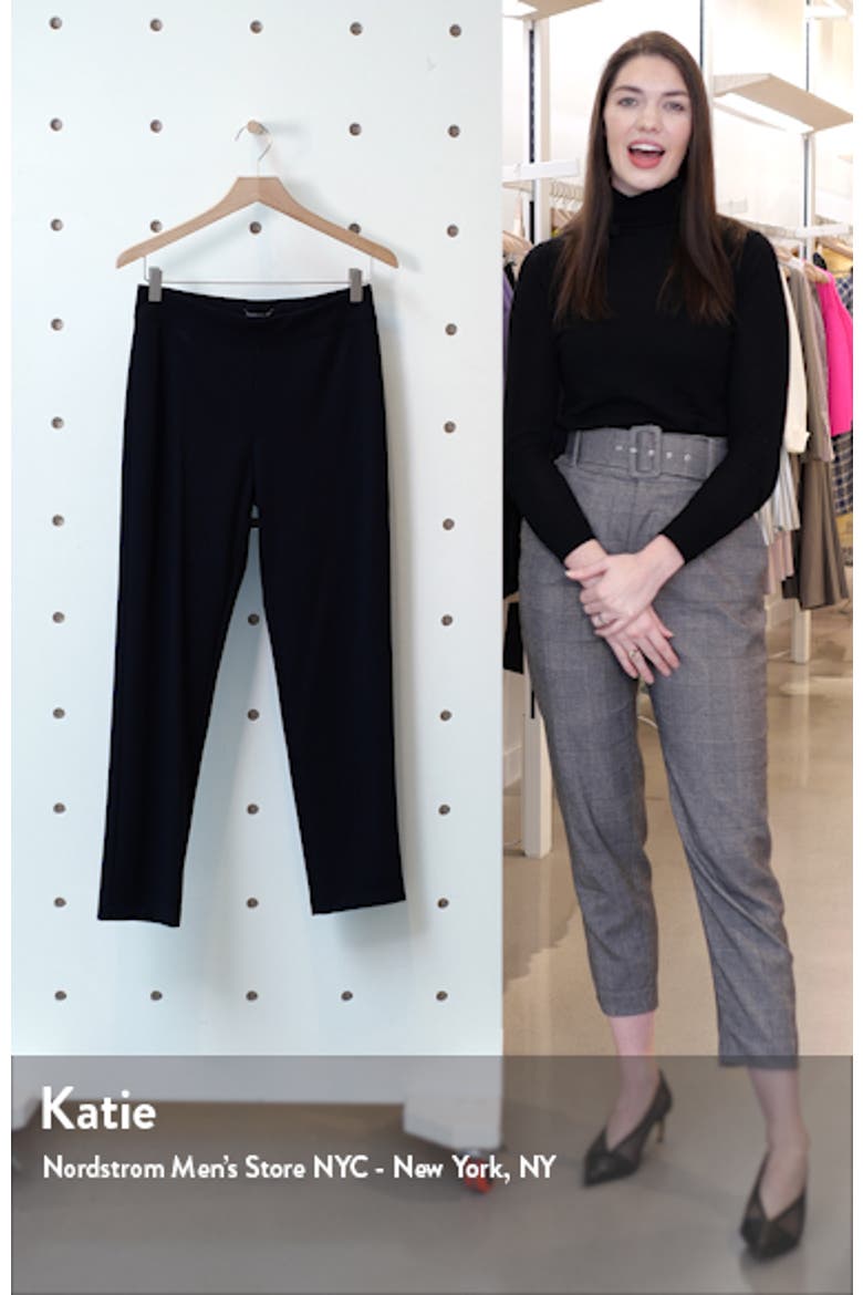 Flex Ponte Knit Ankle Pants video