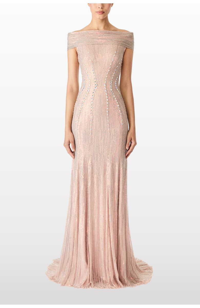 Jenny Packham Nile Dress, Alternate, color, Anemone