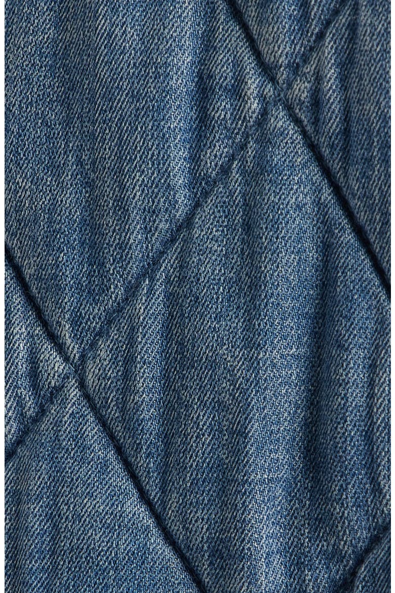 Ency Quilted Denim Jacket, Alternate, color, MID BLUE