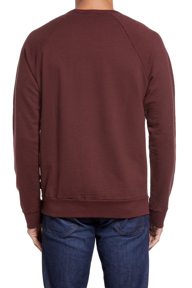 Elba Men's Crewneck Sweatshirt, Alternate, color, SPICED RUM