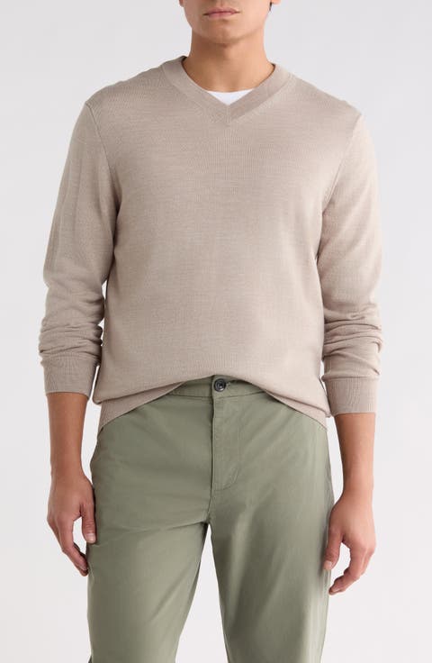 Serge 6584 Wool Blend V-Neck Sweater