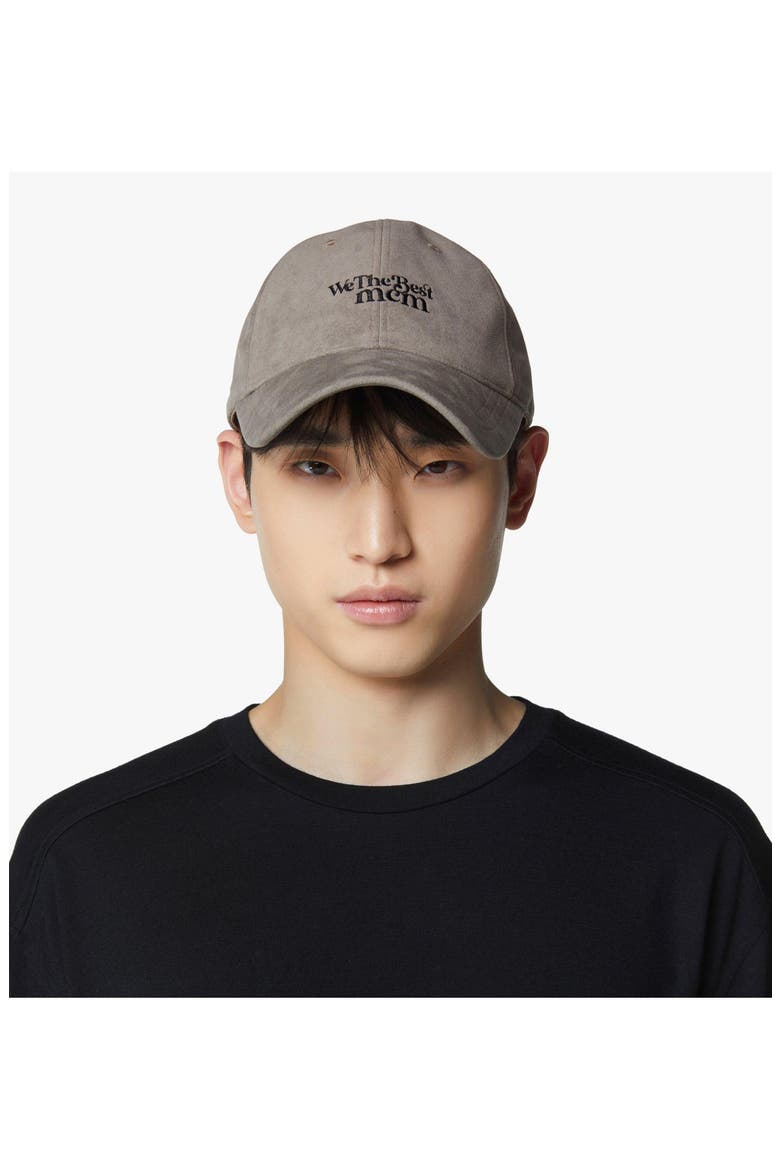 X We The Best Ultrasuede Cap, Alternate, color, Taupe Grey