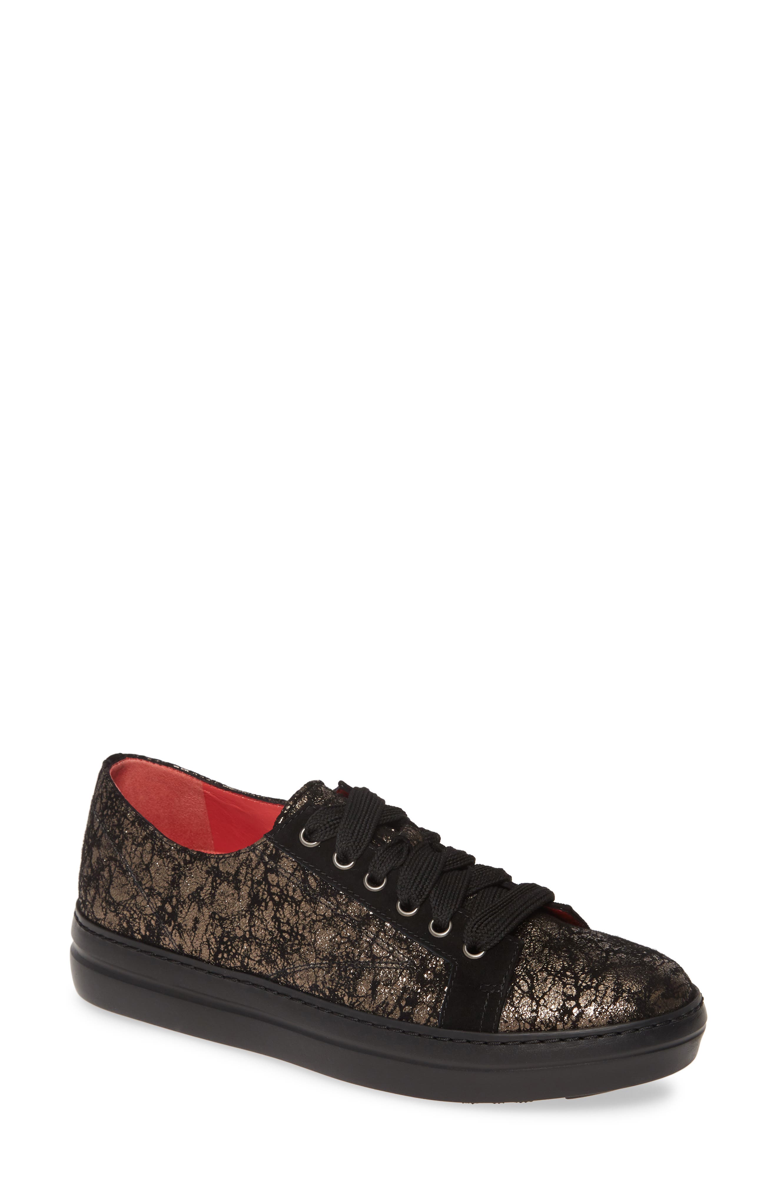 Pas de Rouge Dixie Metallic Low Top Sneaker (Women) | Nordstrom