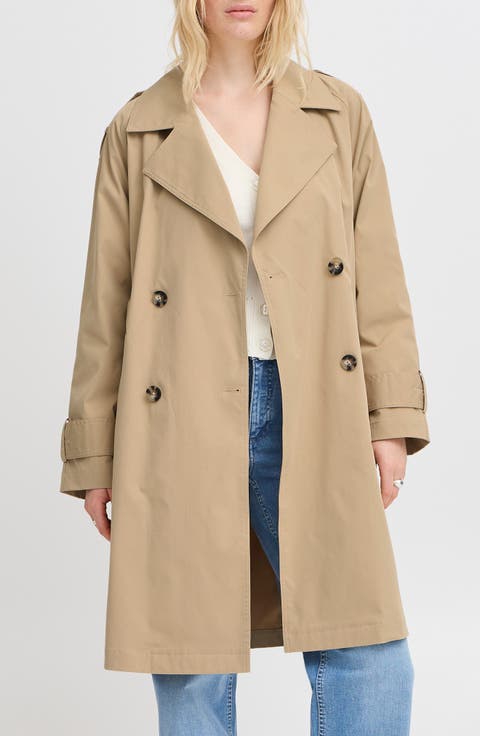 Double Breasted Trench Jacket