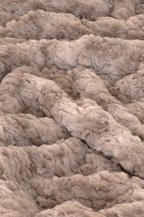Sea To Me Blankets Napa Valley Nirvana Faux Fur Throw Blanket In Brown