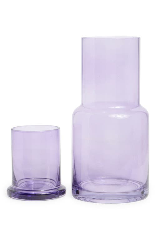Core Home Bedside Carafe In Purple