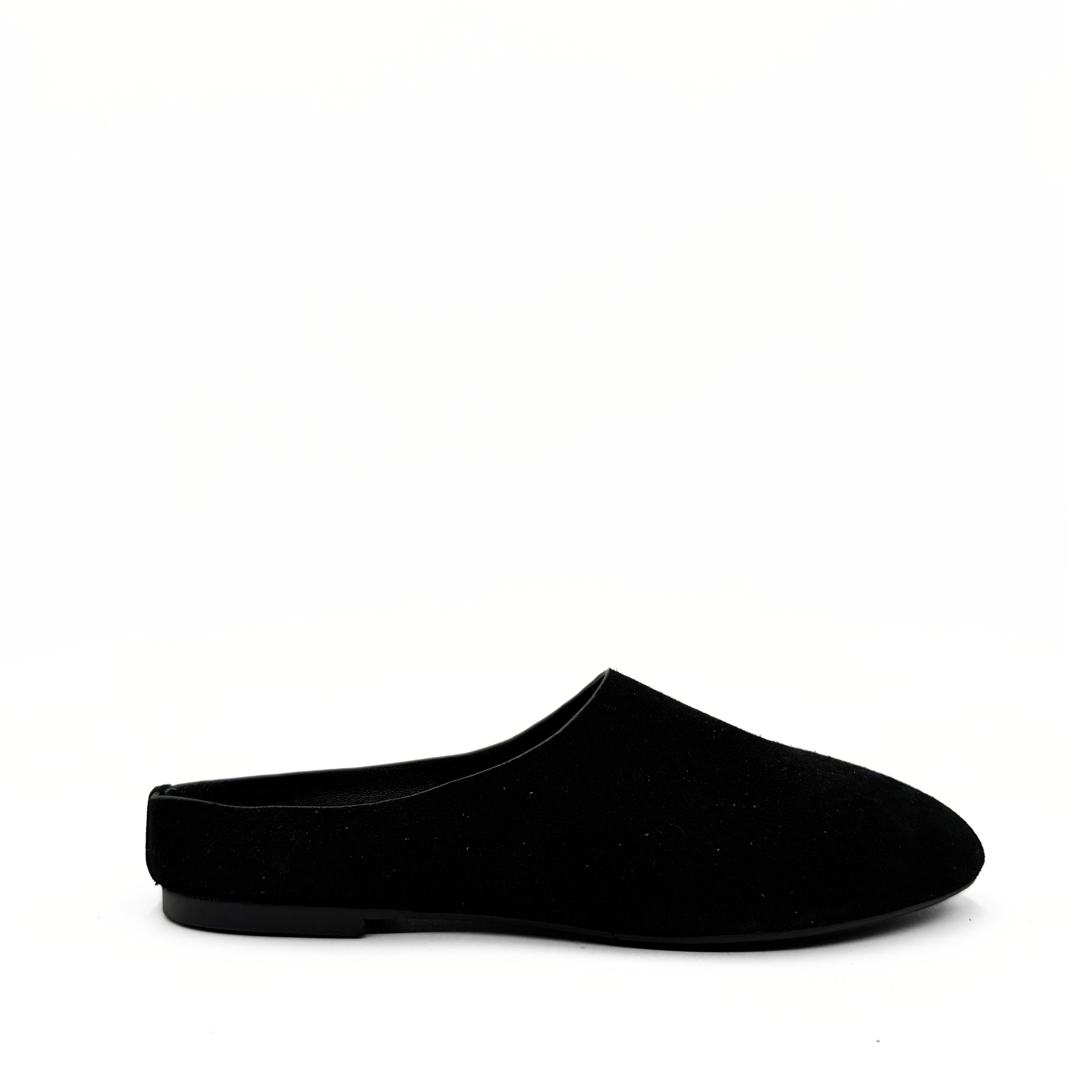Amie Rafa Blade Suede Mules, Main, color, Black