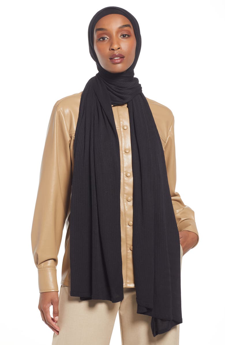 Nordstrom Henna & Hijabs Textured Jersey Hijab, Main, color,