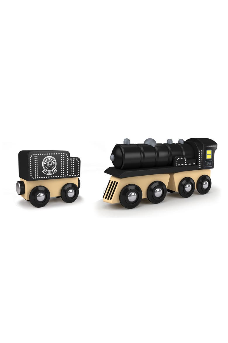 Wood Train Sets - Lionel Collector's Steam Engine & Coal Car, Alternate, color, Multicolor