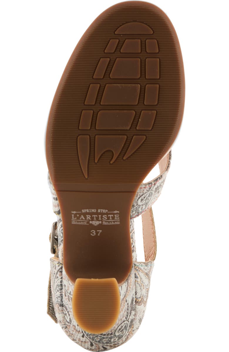 L'Artiste by Spring Step Waltz Ankle Strap Sandal, Alternate, color, Grey Multi