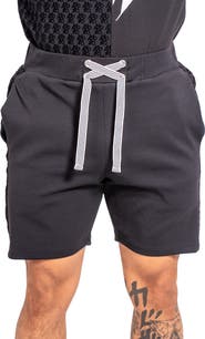 Maceoo Resistance70 Blue Knit Drawstring Shorts