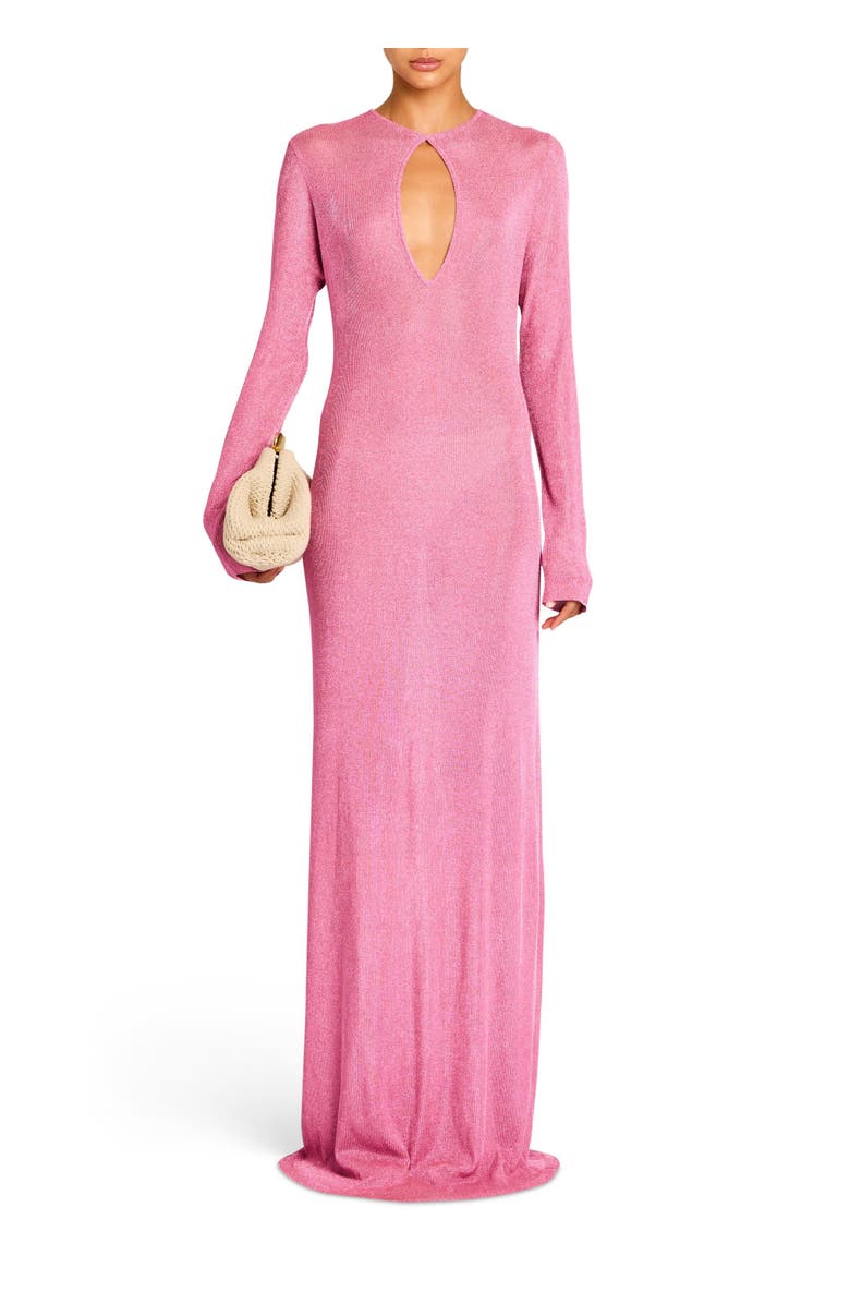 SER.O.YA Carmel Metallic Knit Maxi Dress, Main, color, 