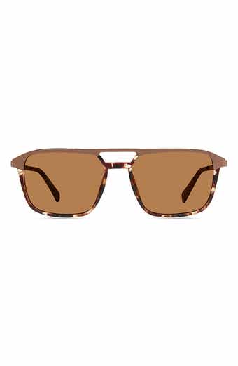 Eco Atlas 54mm Polarized Aviator Sunglasses