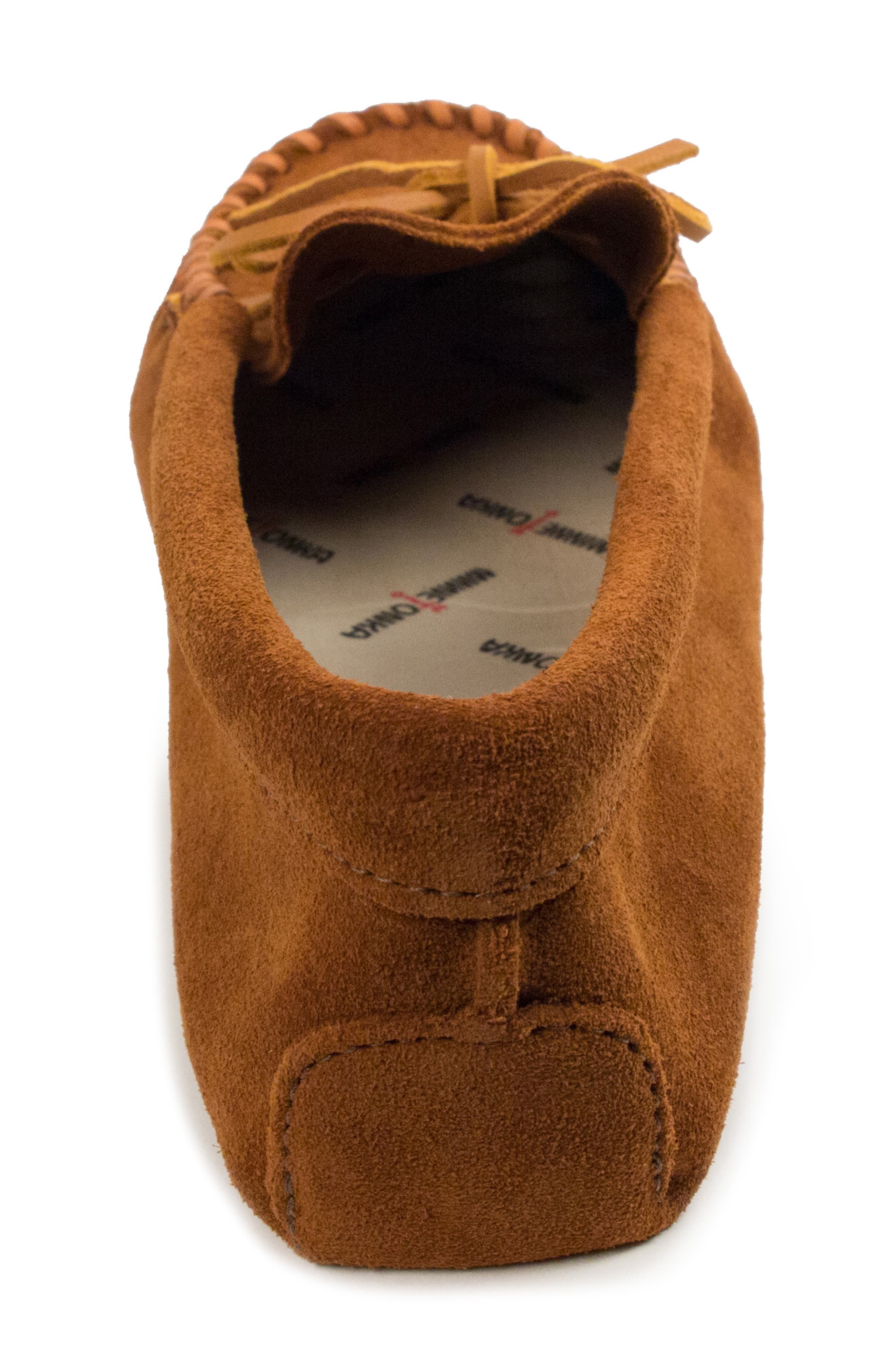 Minnetonka Softsole Driving Shoe, Alternate, color, Brown Suede