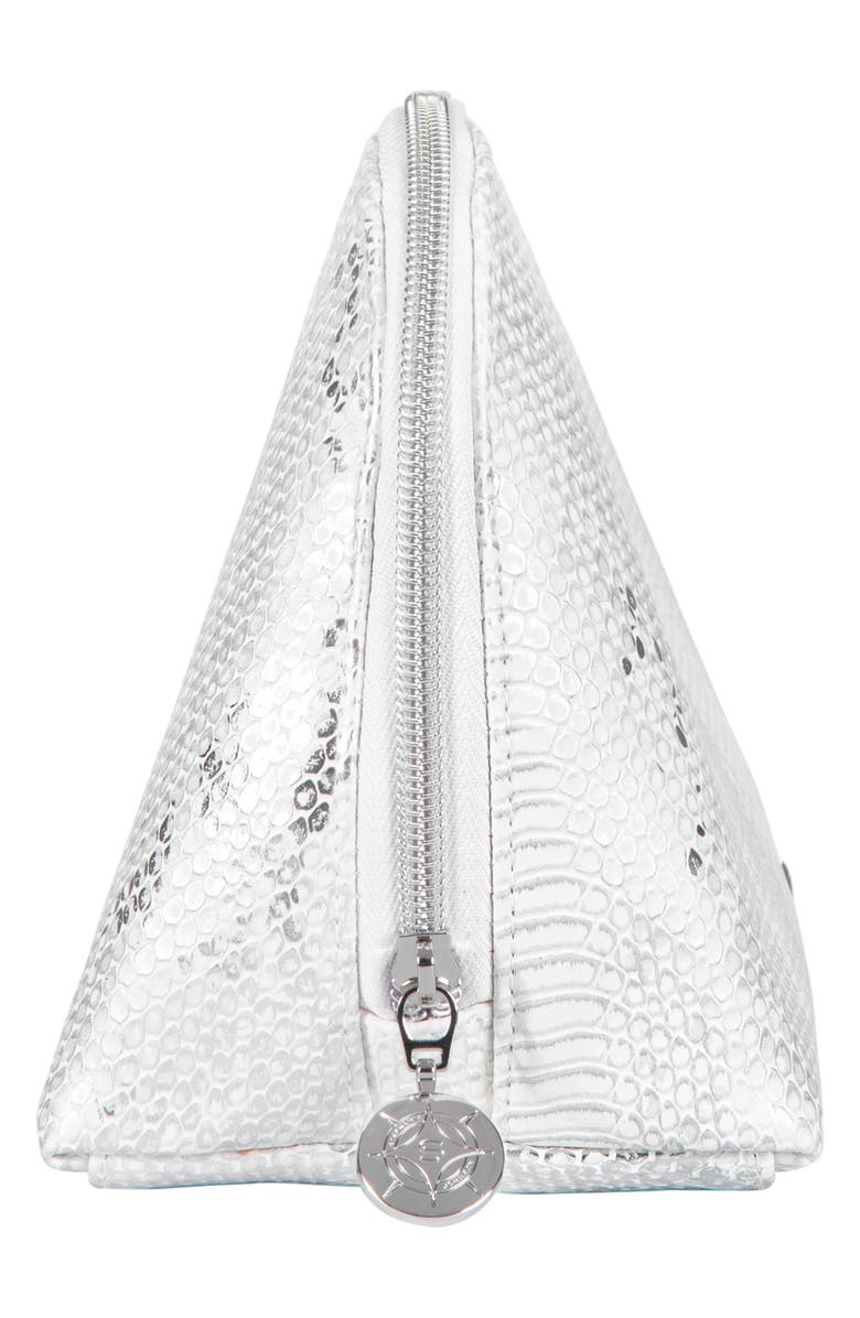 Stephanie Johnson Cairo White Lola Makeup Bag, Alternate, color, 