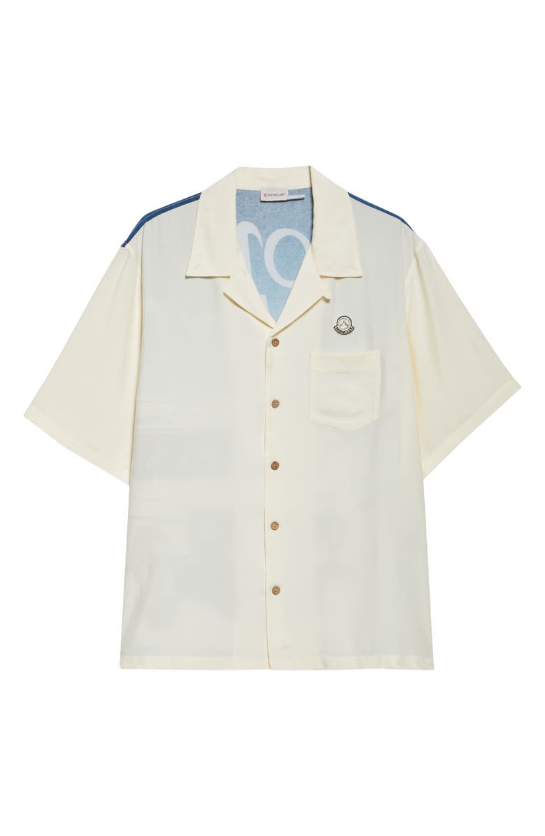 Moncler Genius x Mercedes-Benz By Nigo Print Camp Shirt, Alternate, color, 