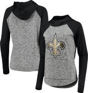 G-III 4HER BY CARL BANKS Women's G-III 4Her by Carl Banks Heathered Gray/Black New Orleans Saints Championship Ring Pullover Hoodie