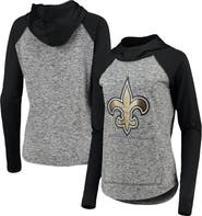 G-III 4HER BY CARL BANKS Women's G-III 4Her by Carl Banks Heathered Gray/Black New Orleans Saints Championship Ring Pullover Hoodie