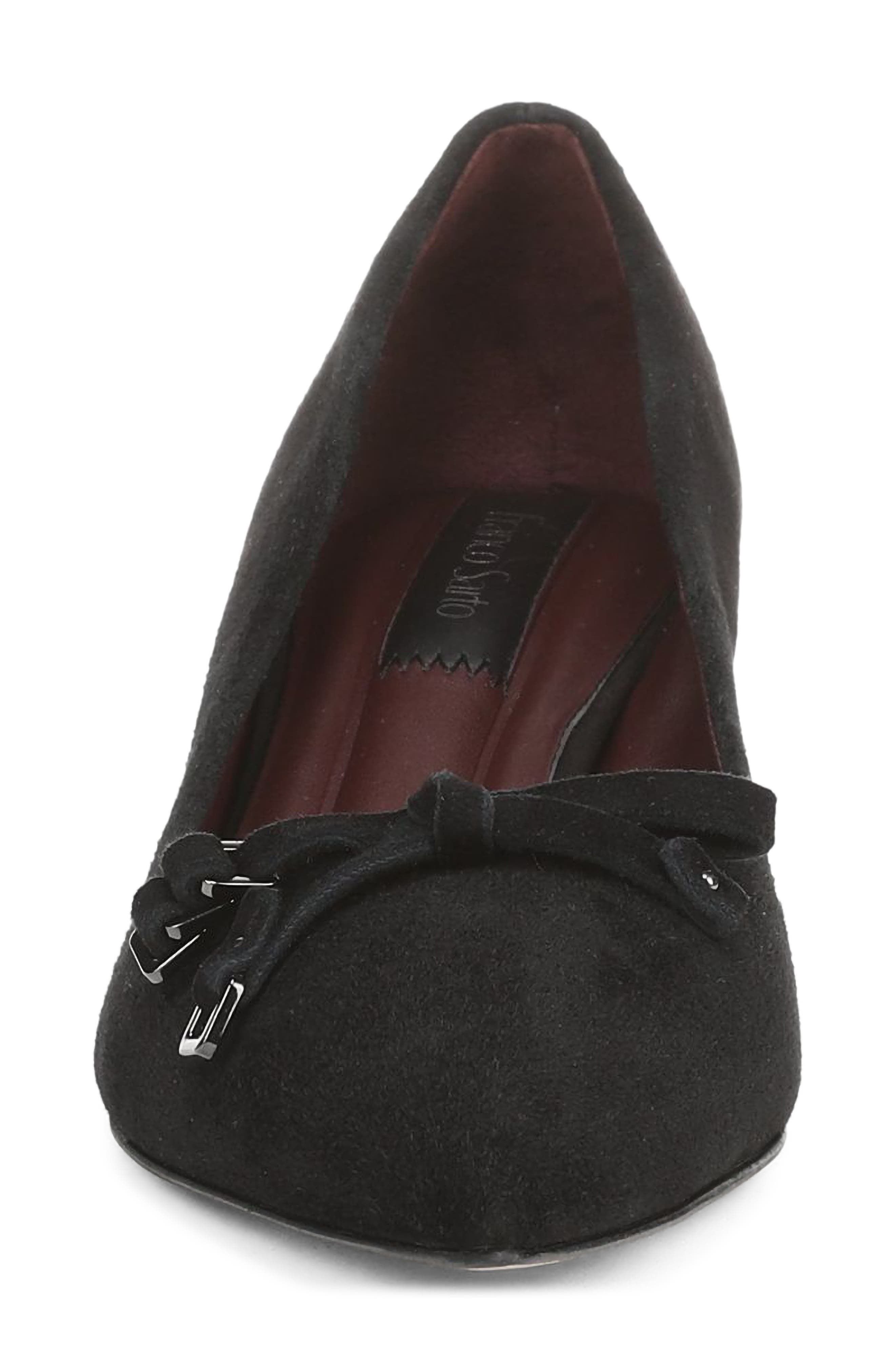 Racer Faux Leather Pump, Alternate, color, BLACK SUEDE