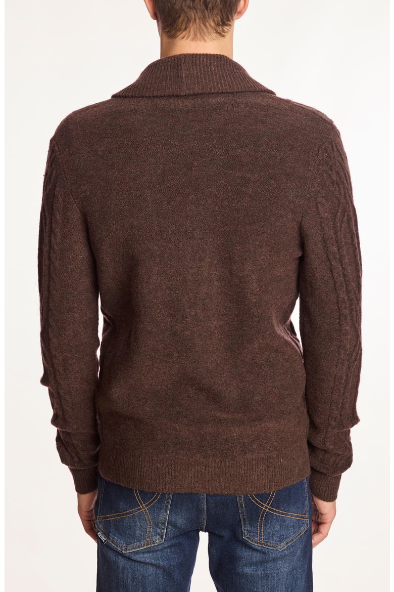 Shawl Collar Cardigan, Alternate, color, ACORN