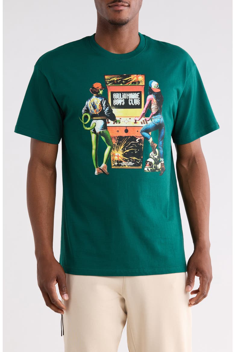 BB 2 Player Cotton Graphic T-Shirt, Main, color, RAIN FOREST
