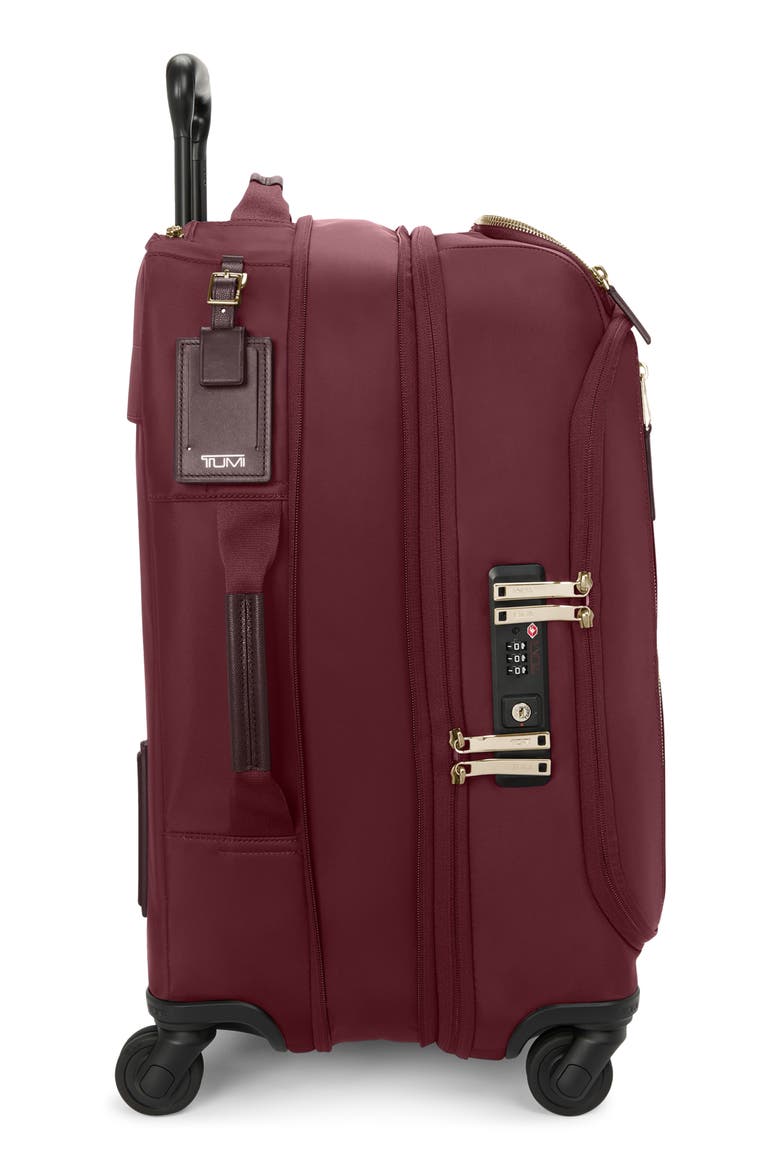 Voyageur Léger 22-Inch International Expandable Wheeled Carry-On Suitcase, Alternate, color, WINE