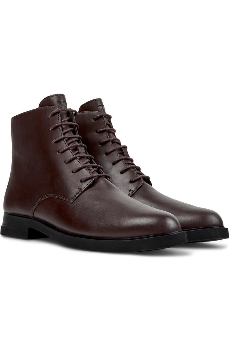 Camper Iman Water Repellent Boot, Main, color, Dark Brown