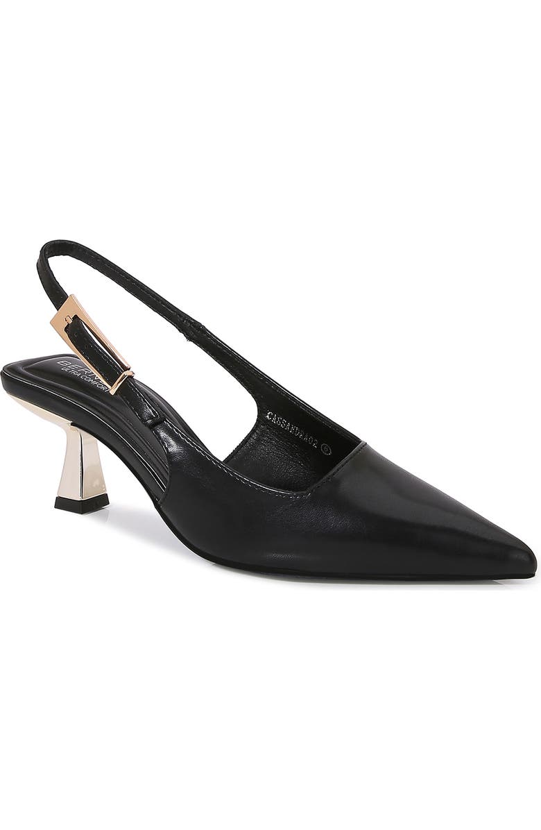 BERNESS Cassandra Kitten Heel Slingback Pump, Main, color, Black