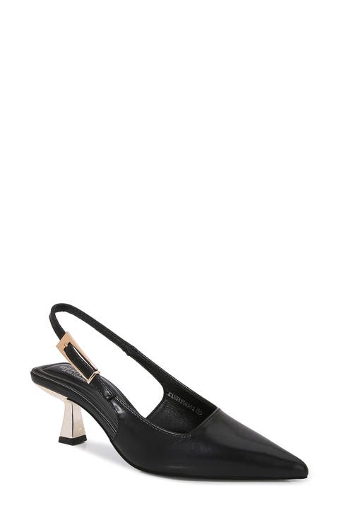 Cassandra Kitten Heel Slingback Pump (Women)