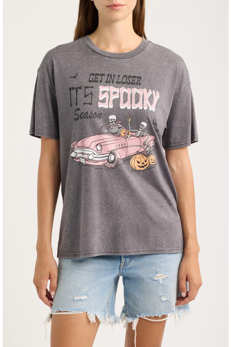 Spooky Season Graphic T-Shirt, Main, color, BLACKENED PEARL