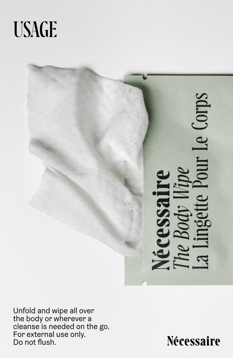 Nécessaire The Body Wipe Eucalyptus, Alternate, color, 