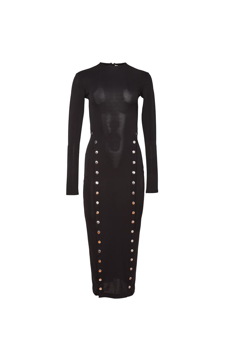 Fleur Du Mal Undo Me Dress, Alternate, color, Black