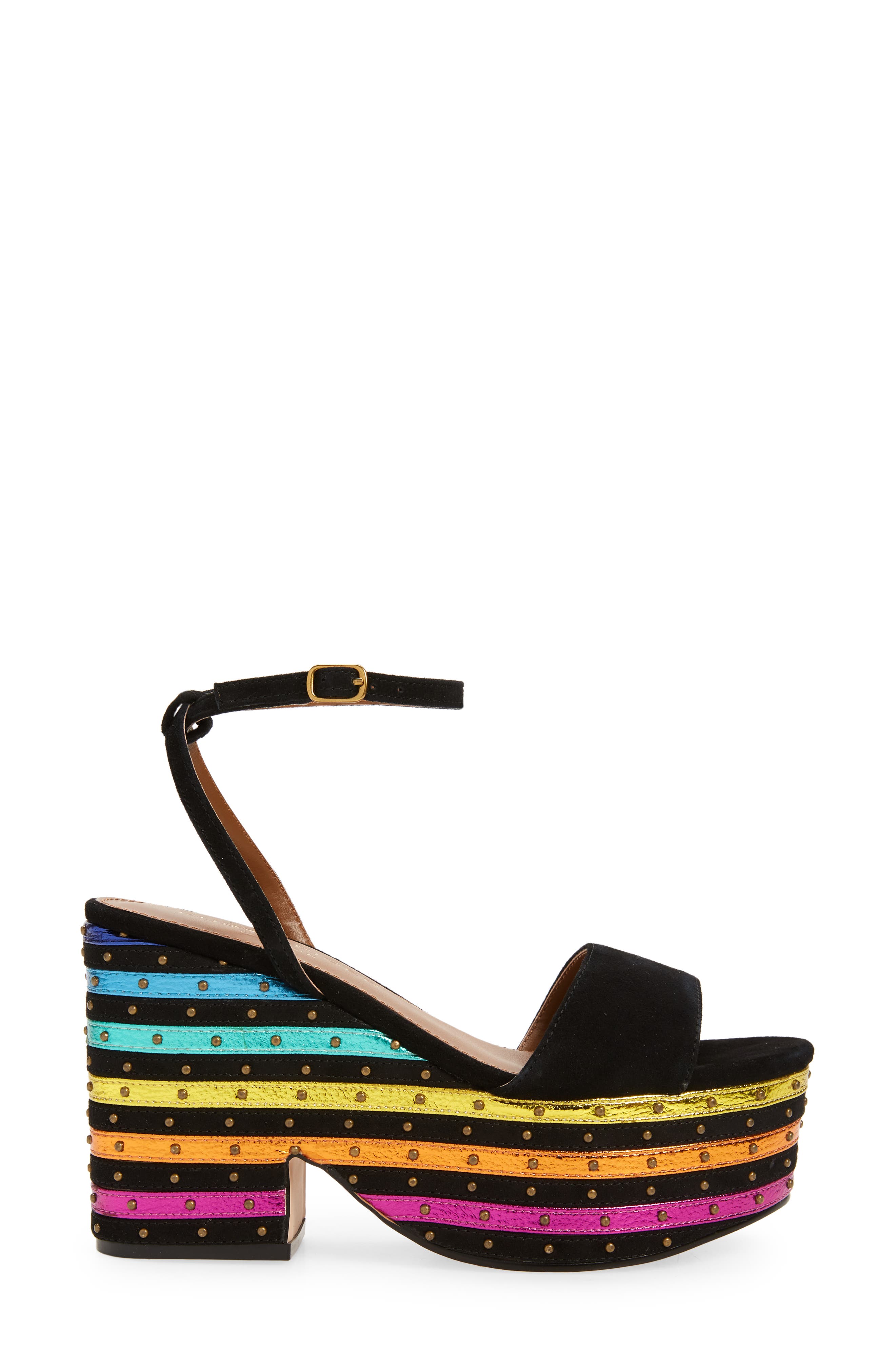Kurt Geiger London Shoreditch Rainbow Platform Sandal, Alternate, color, 