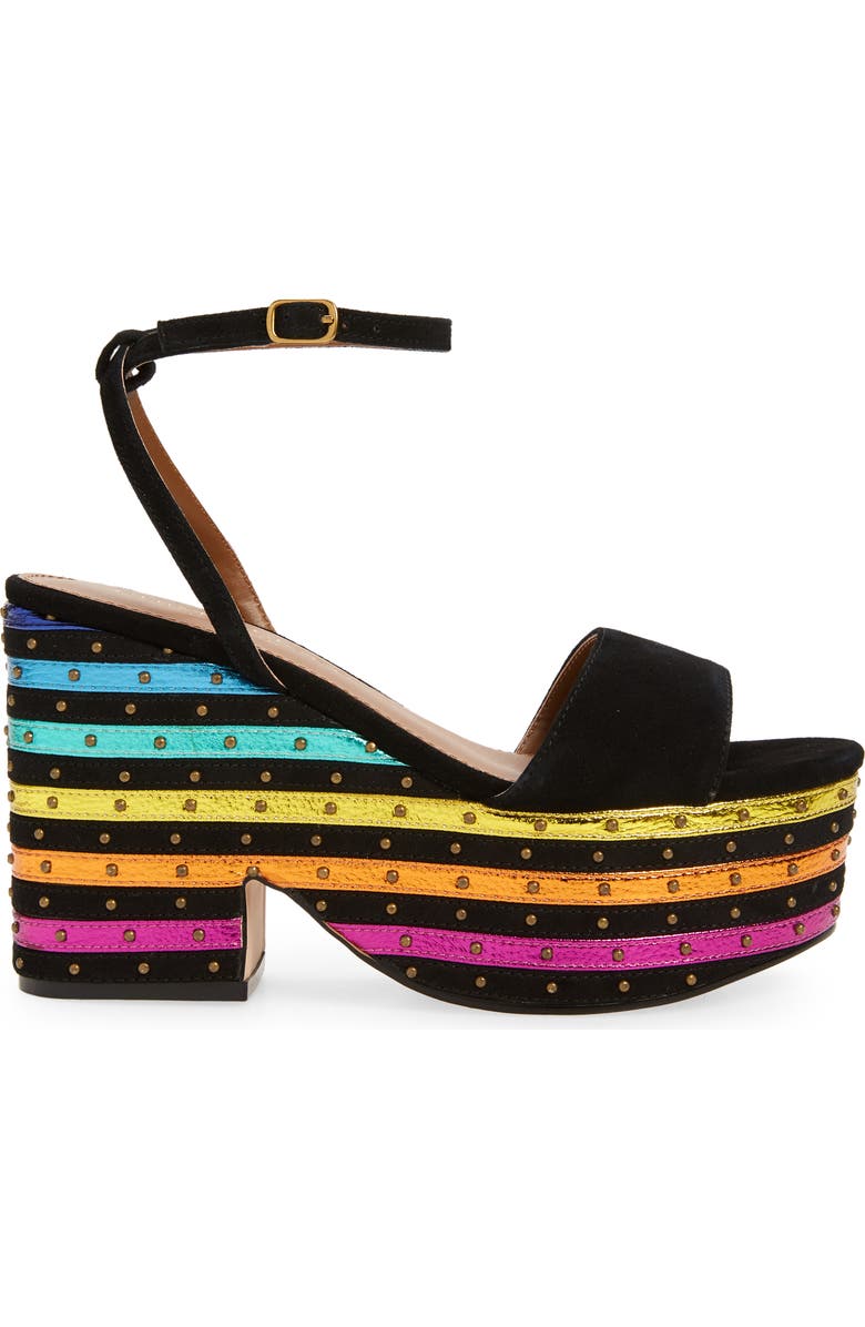 Kurt Geiger London Shoreditch Rainbow Platform Sandal, Alternate, color,