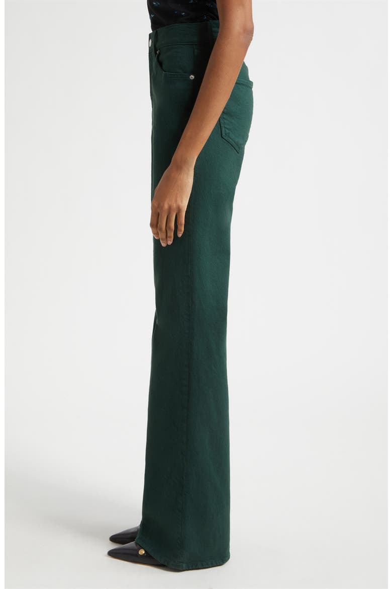 Crosbie Wide Leg Jeans, Alternate, color, PINE