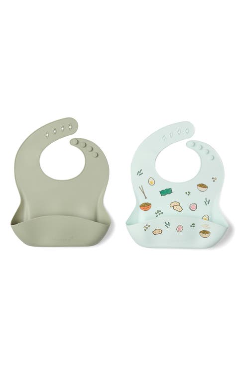 2-Pack Silicone Bibs
