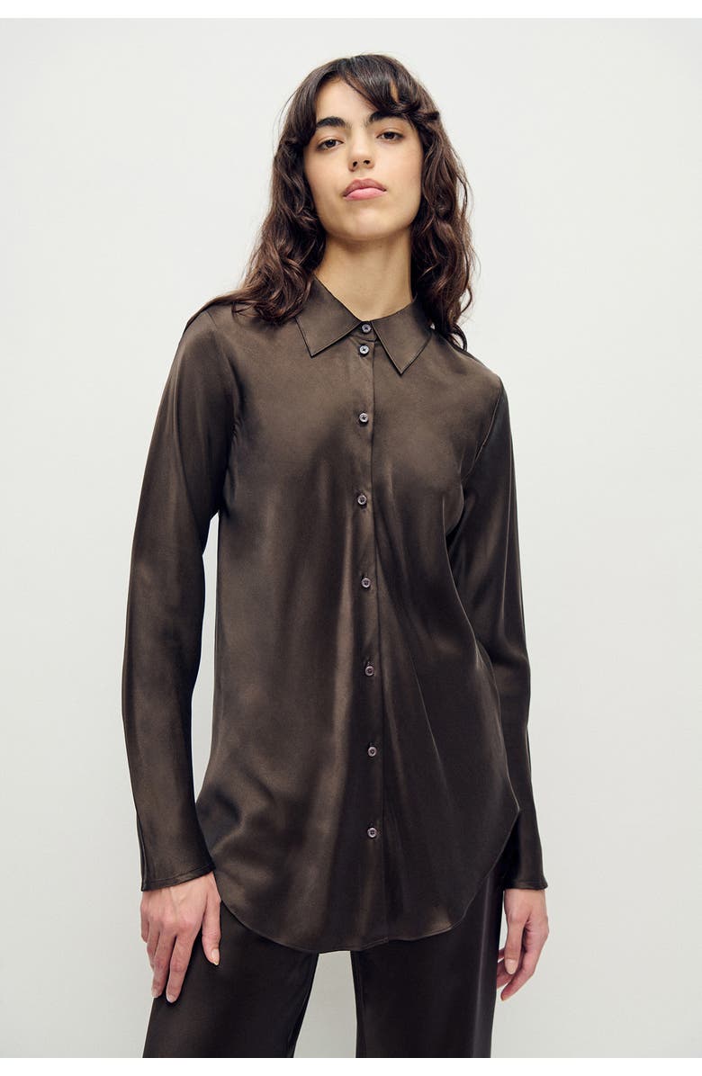 SILK LAUNDRY Bias Cut Shirt, Alternate, color, 