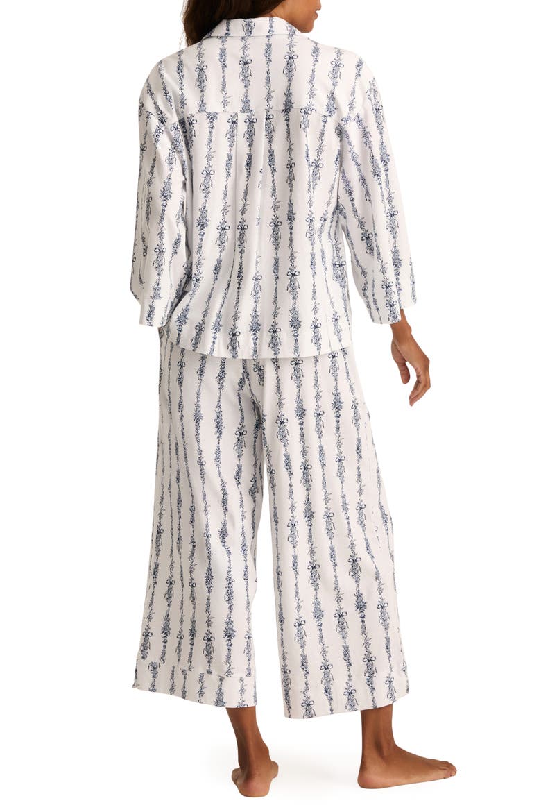 Olivia Pima Cotton Wide Leg Pajamas, Alternate, color, WHITE