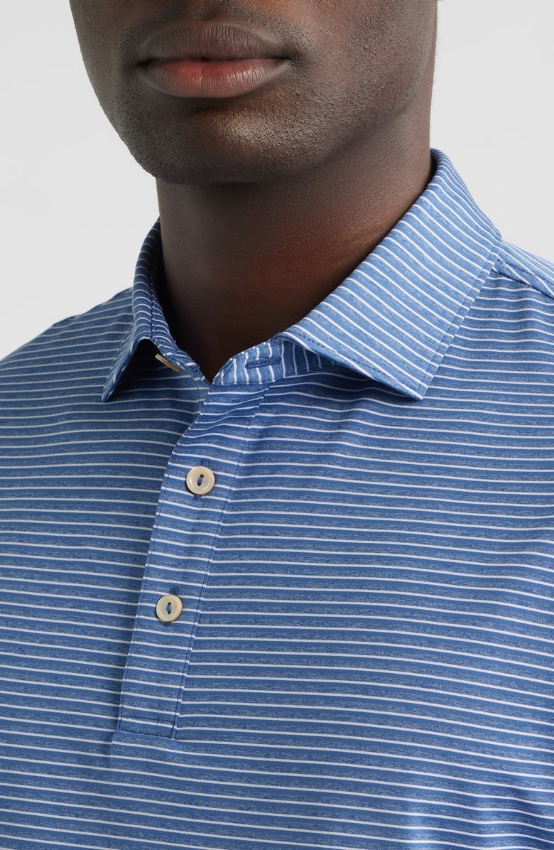 Peter Millar Merion Performance Jersey Polo, Alternate, color, Windsor Blue