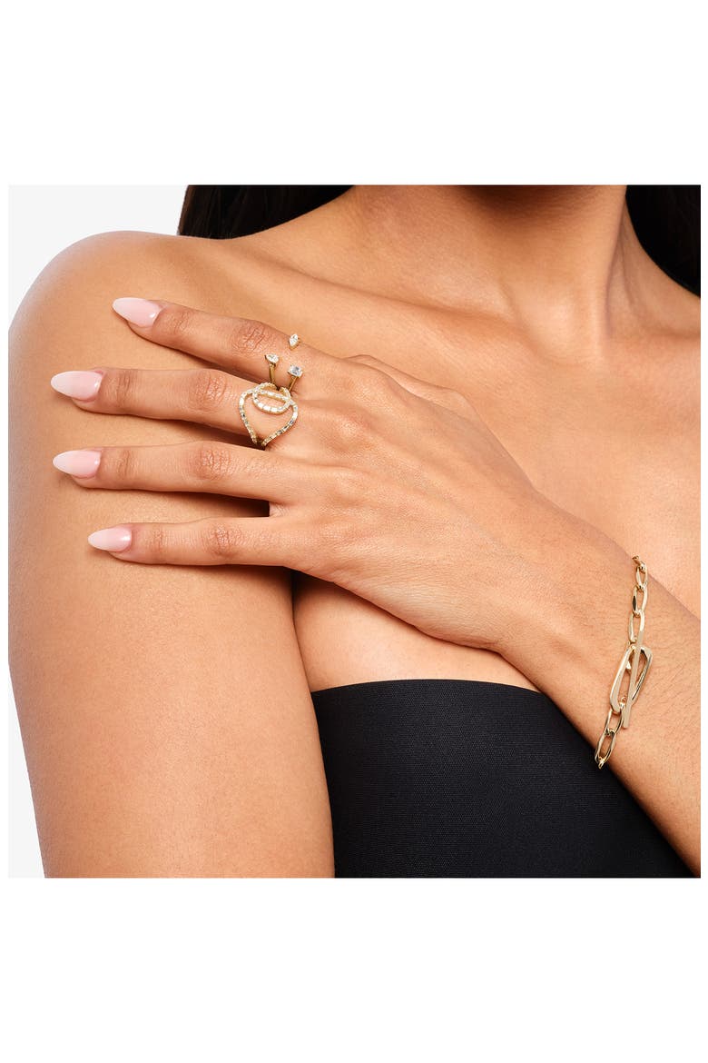 Illuminating Baguette Ring , Alternate, color, WHITE GOLD