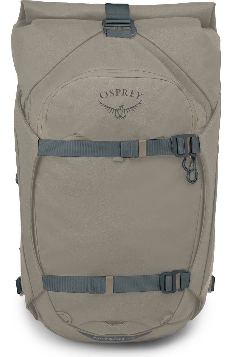 Osprey Metron 22 Water Repellent Roll Top Backpack, Main, color,