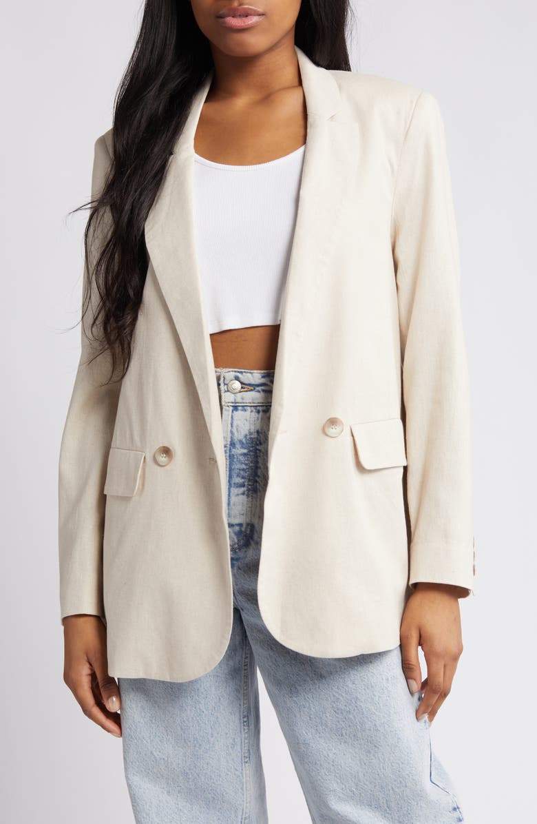 ASOS DESIGN Double Breasted Suit Blazer, Main, color,