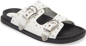 Steve Madden Connely Buckle Slide Sandal (Women) | Nordstromrack