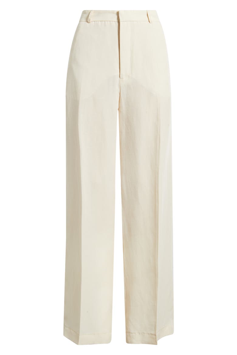 Bari Wide Leg Pants, Alternate, color, BUTTER